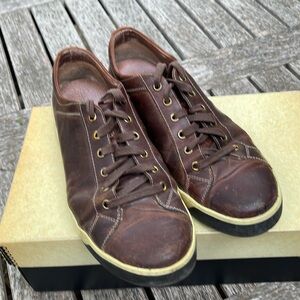 Johnston and Murphy sneakers browned old leather size 10